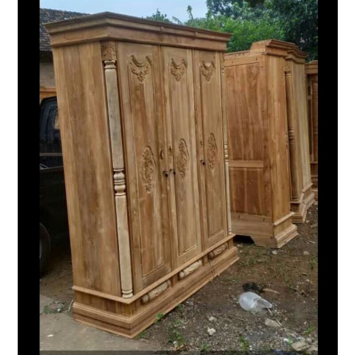 lemari jati 3pintu