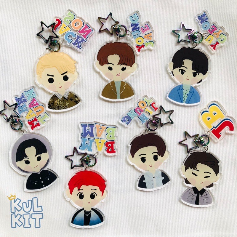 GOT7 Breath Member Keychain (Gantungan GOT7) - kulkit