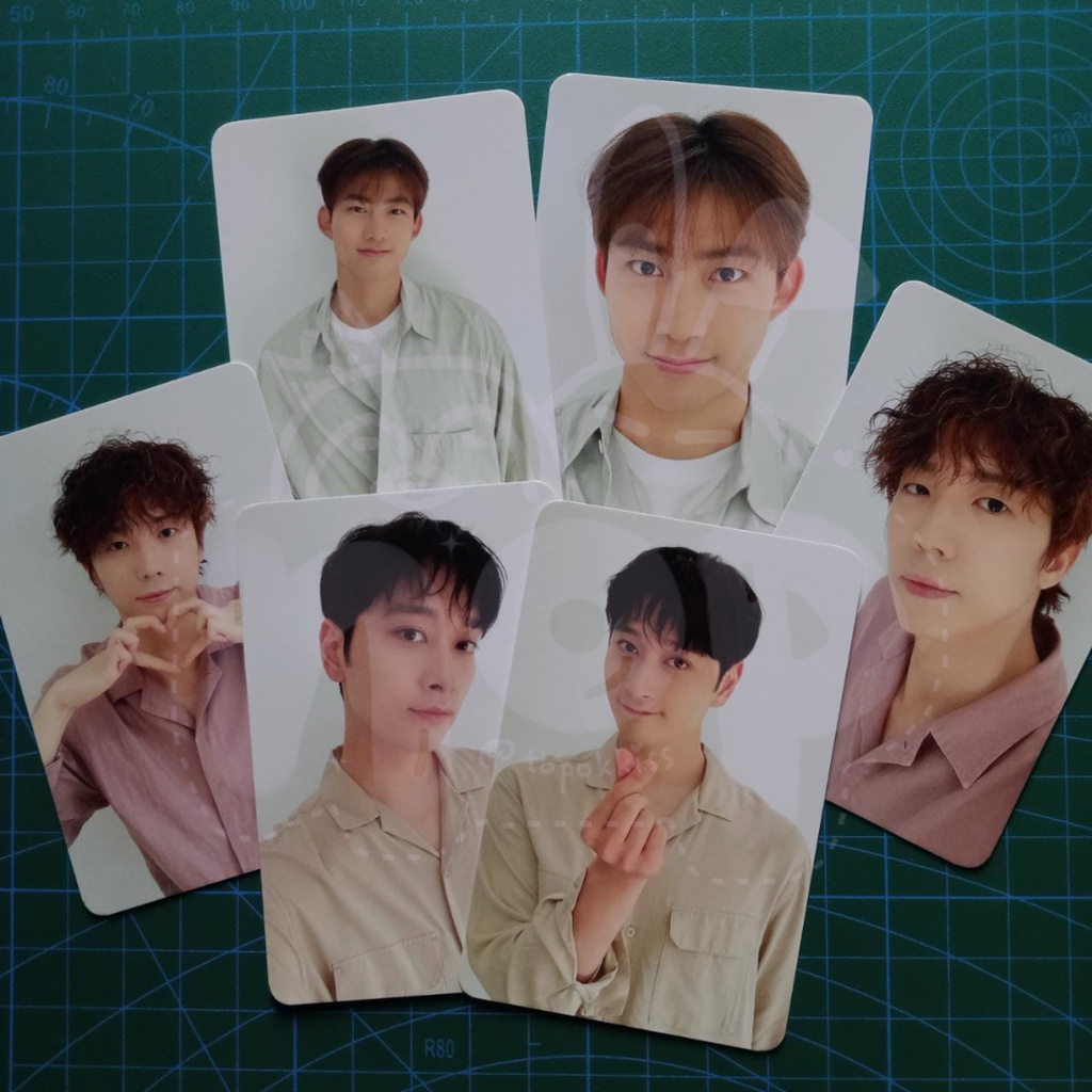 PHOTOCARD PC TAECYEON WOOYOUNG CHANSUNG 2PM 8TH HOTTEST KIT