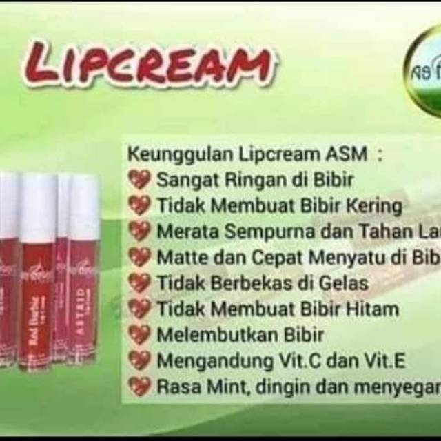 Lip cream as magic bpom