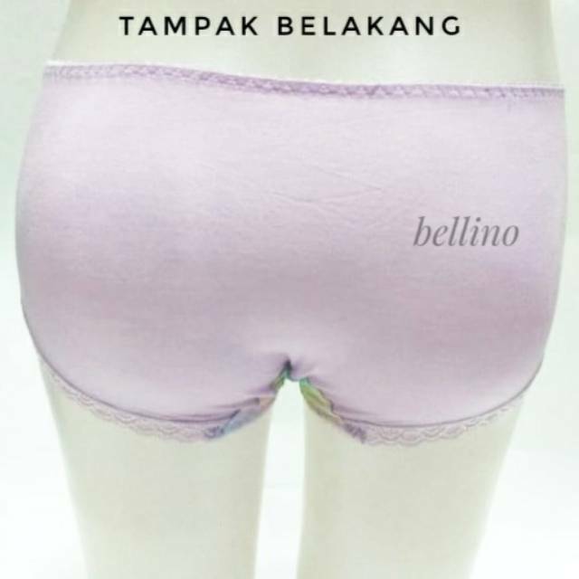 CD Wanita Renda Pelangi Super Soft / Celana Dalam Renda Cewek Super Lembut By Belbra