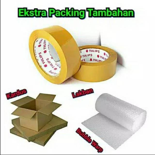 

PACKING TAMBAHAN BUBLE ATAU KARDUS