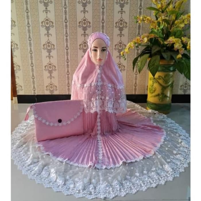 TERLARIS MUKENA DEWASA SUTRA VELVET PLISKET