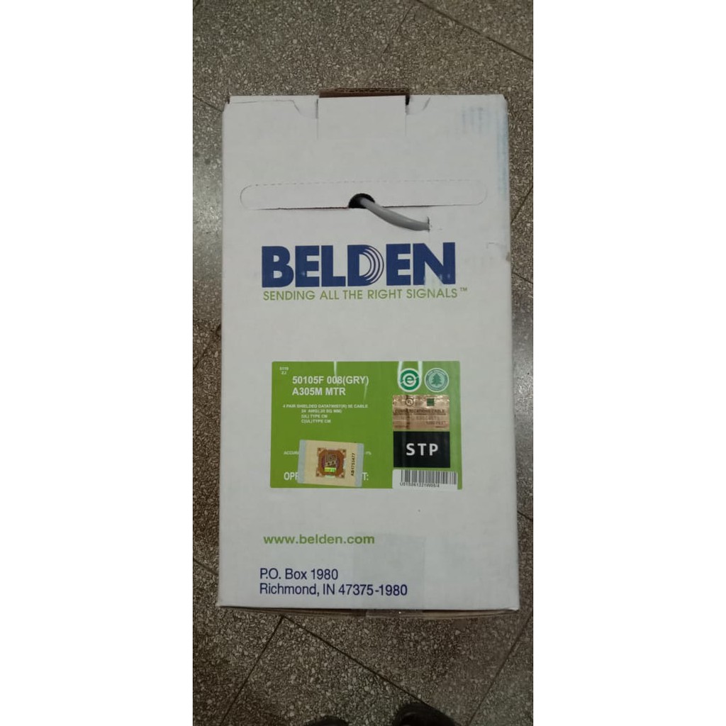 Kabel Belden CABLE CAT 5E STP - FTP 10/100 Mbps 50105F