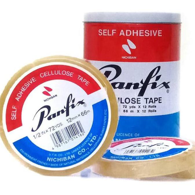 

Baru Isolasi Panfix 1 X 72 - 1/2 X 72 Self Adhesive Cellulose Tape .