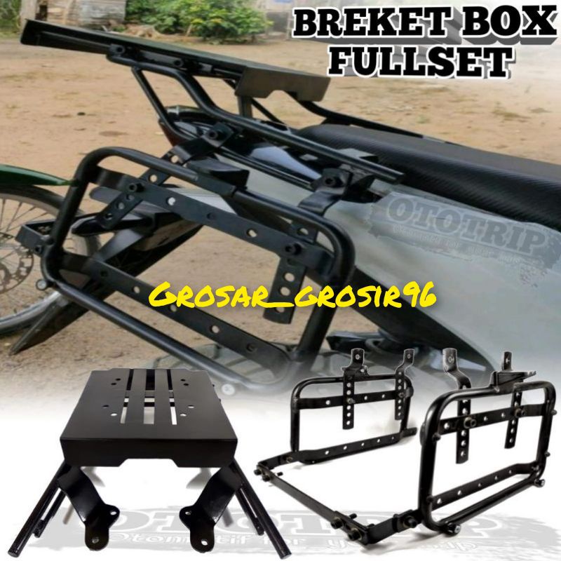 Paket Hemat Bracket Top Box Model Geser dan Breket BOX samping SB 2000 Fullset Fittingan Stabilizer 