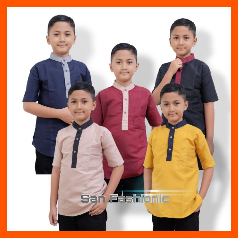  Baju  Koko Anak  Laki  Laki  9 11  Tahun  Koko Kurta Anak  