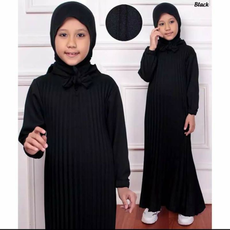 Gamis Plisket Anak Umur 11-12 Tahun Gamis Plisket Anak Gamis Anak Maxy Anak Gamis Anak Hyget