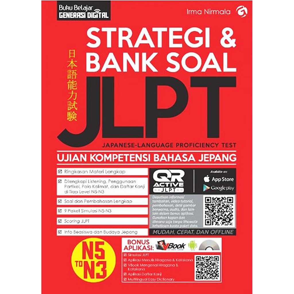 Bahasa Jepang Strategi Dan Bank Soal Jlpt N5 N4 N3 Shopee Indonesia