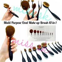 [ isi 10 ] Oval Brush Set 10 in 1