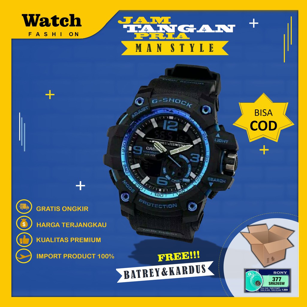 JAM TANGAN PRIA KEREN JAM TANGAN ANTI AIR JAM TANGAN ORIGINAL JAM TANGAN COWOK TERBARU A1
