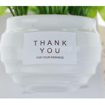 Paper Tags Sticker THANK YOU - FOR YOUR KINDNESS (1sheet/8pcs)