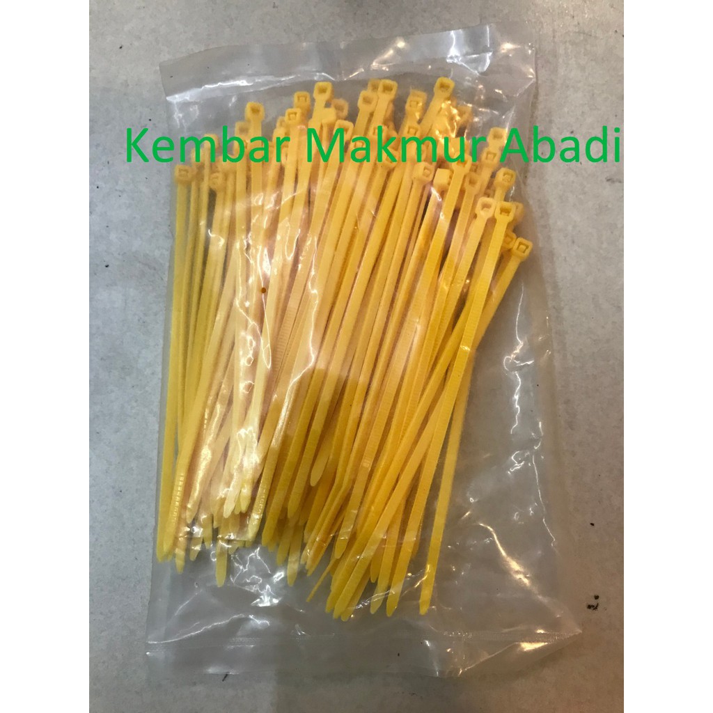 Kabel Ties 10cm WARNA/Cable Ties 100x2.5 Merah/Kuning/Hijau/Biru, Ties Warna Warni 100x2.5mm