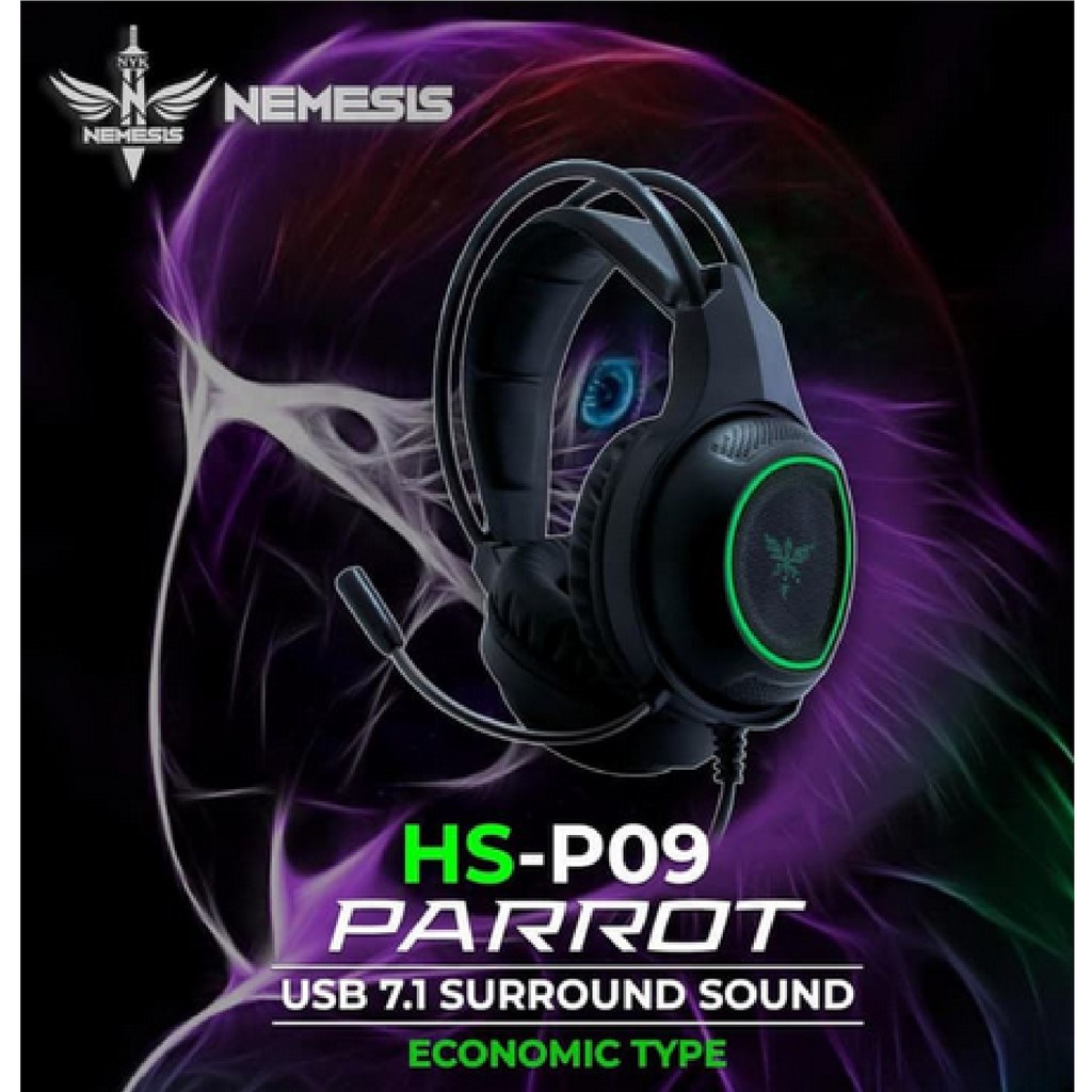 Headset gaming Nyk hs-p09 parrot