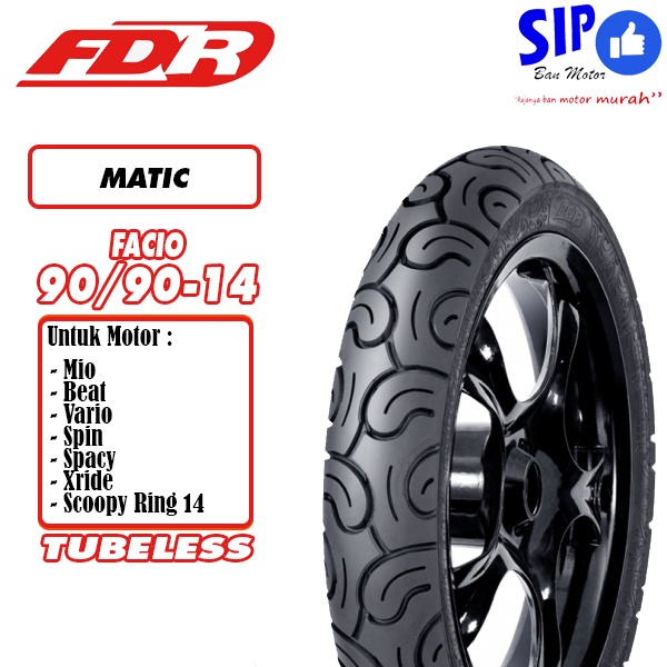 Ban motor matic FDR Facio 90 90 14 Tubeless