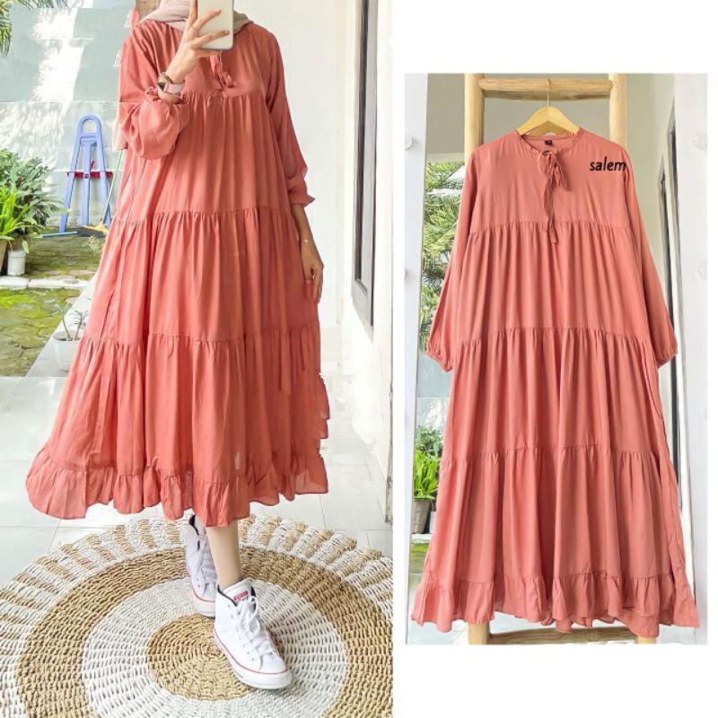 SAFINA MIDI DRESS KOREA TERBARU 2022