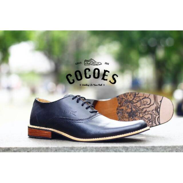 Sepatu pria pantofel cocoes eraser kulit ori handmade