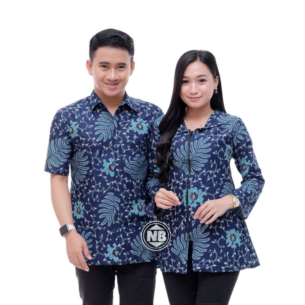 Couple Batik baju pria wanita batik seragam kantor batik pesta M L XL XXL baju modis seragam batik