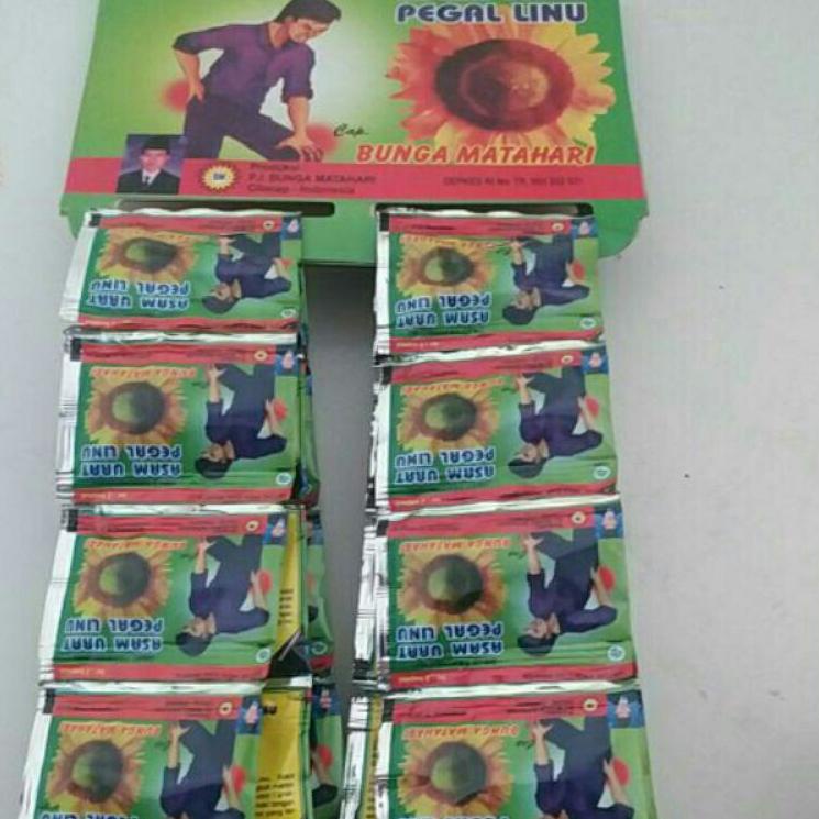 

➬ Jamu Asam Urat Pegal Linu Cap Bunga Matahari 20 sachet @ 2 Kapsul