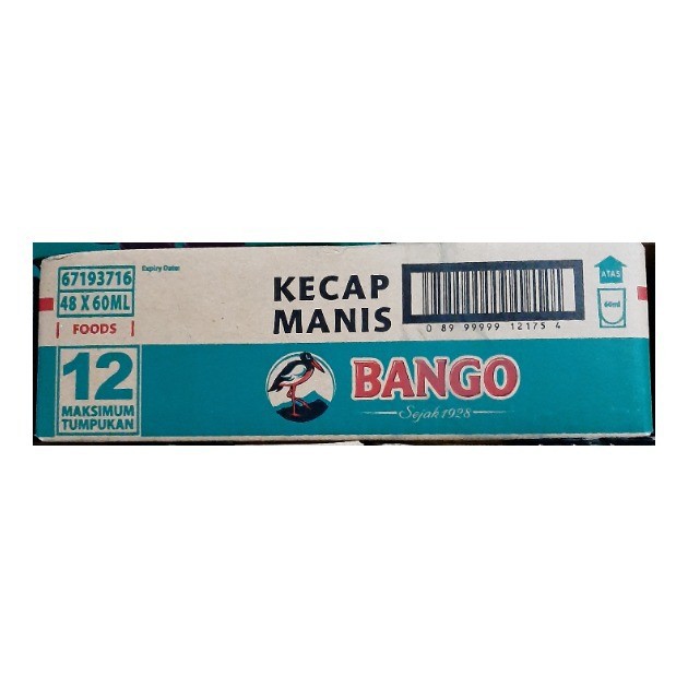 

KECAP MANIS BANGO ISI 48 SACHET x 60 ML - 1 DUS