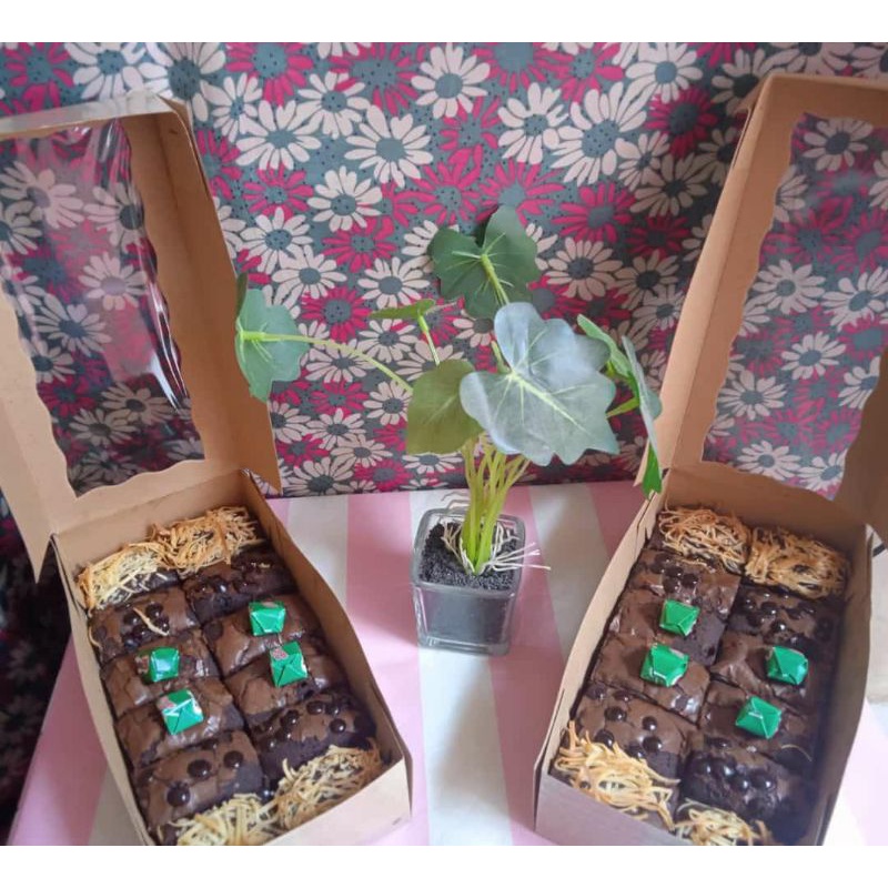

Brownies Panggang/Brownies Sekat/Brownies fudgy 20x10 ala Dapoer Banza