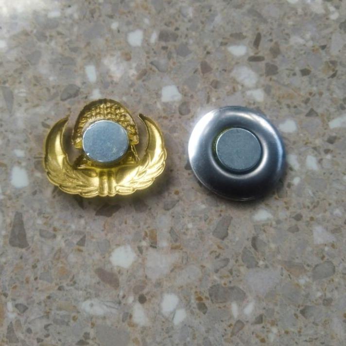 Paling Disukai.. Pin Korpri - Magnet - Kuningan Asli - Anti Luntur Selamanya