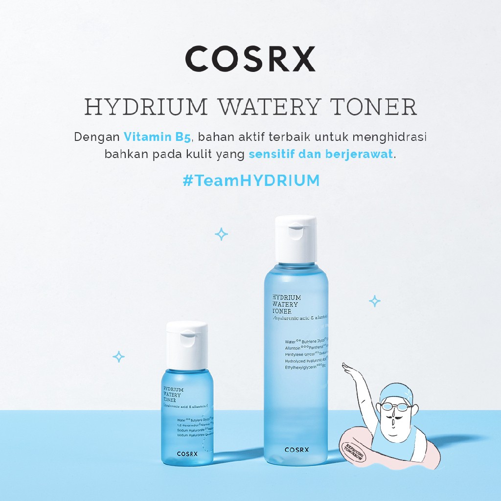 COSRX Hydrium Watery Toner [EXP 02/2024]