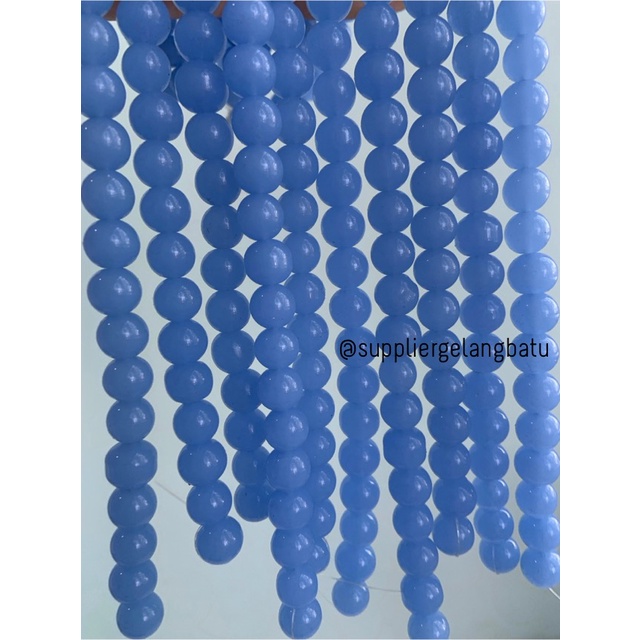 Bahan batu BLUE PURPLE CAT EYE 10mm mata kucing biru ungu TANPA JARONG