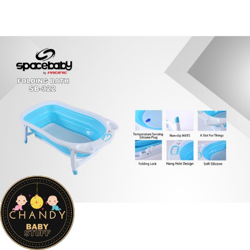 BAK MANDI FOLDING BATH SPACE BABY SB322 SB388