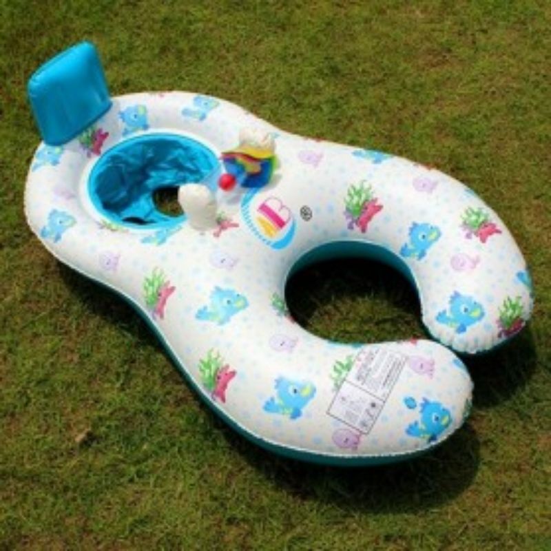 Ban Pelampung Duduk Kolam Renang Bayi inflatable Baby Boat Ban Renang Celana Bayi Couple Mom and Baby