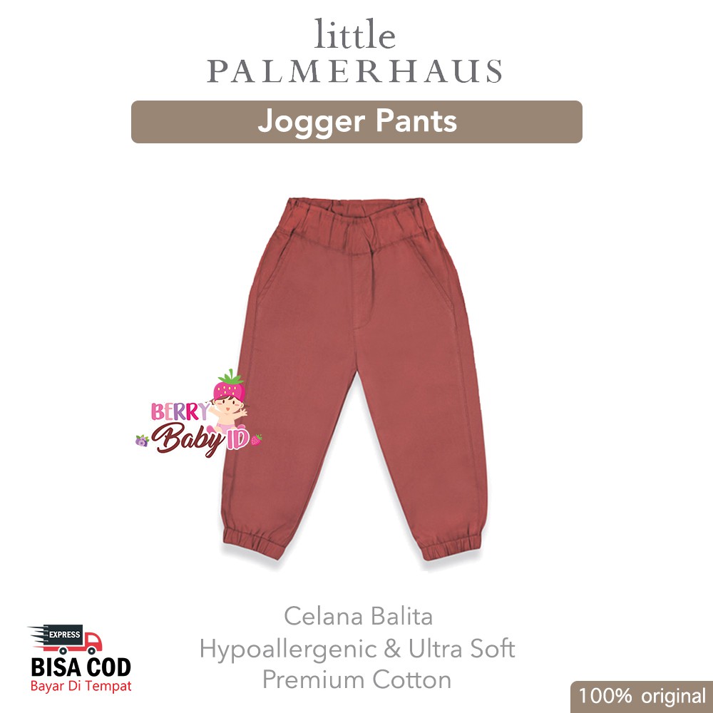 Little Palmerhaus Jogger Pants Celana Bayi Anak Jogger Berry Mart