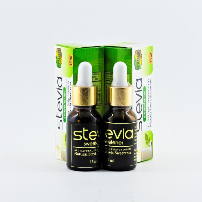 Stevia sweetener gula cair pemanis alami pengganti gula non kalori 15 ml