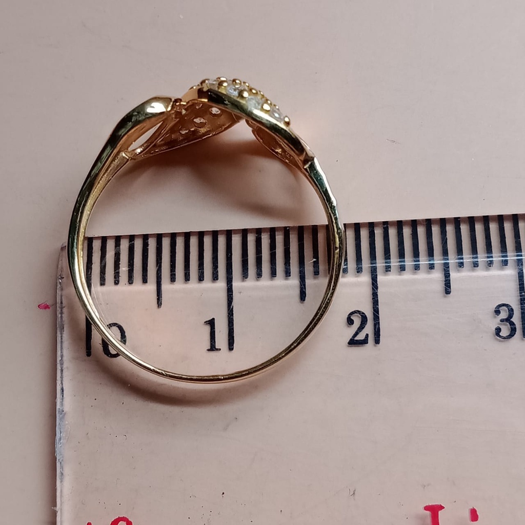 Cincin Emas 17K - 1.85 gr Kadar 750 - 49