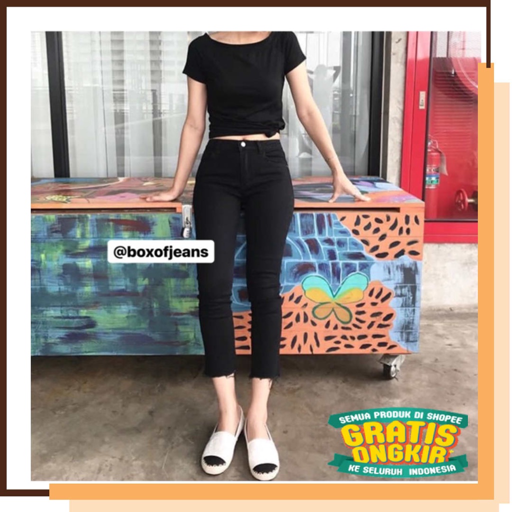 Celana Murah Terbaru 501 Original Fit Crispy Rinse (00501-1484) / Boxofjeans - Unfinished / Rebel Hi