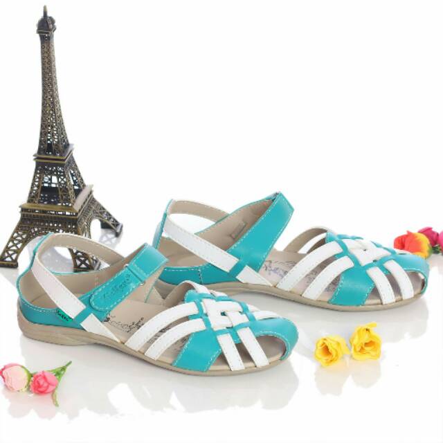 sandal teplek wanita / sandal teplek wanita etnik / sandal teplek wanita karet / flatshoes wanita