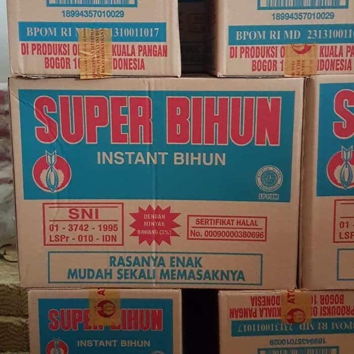 

Super Bihun KUAH 1 karton isi 30 bungkus | Super Bihun Instan Murah