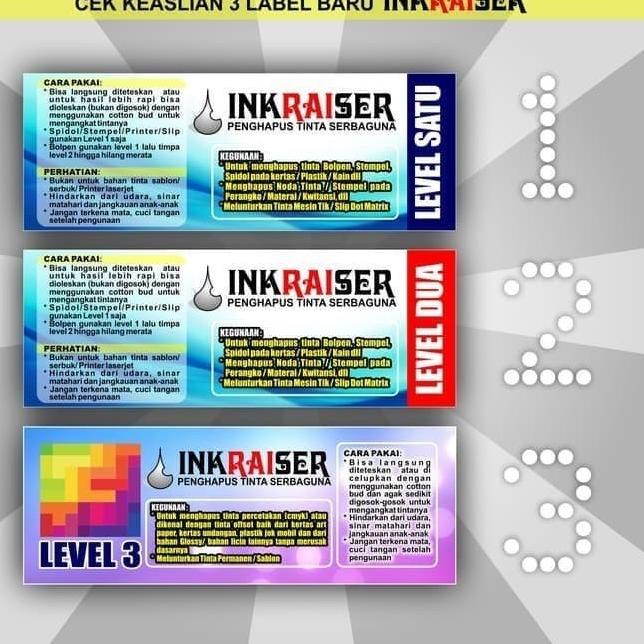 

➣ Penghapus Tinta INKRAISER Level 1 & 2 PREMIUM ❊