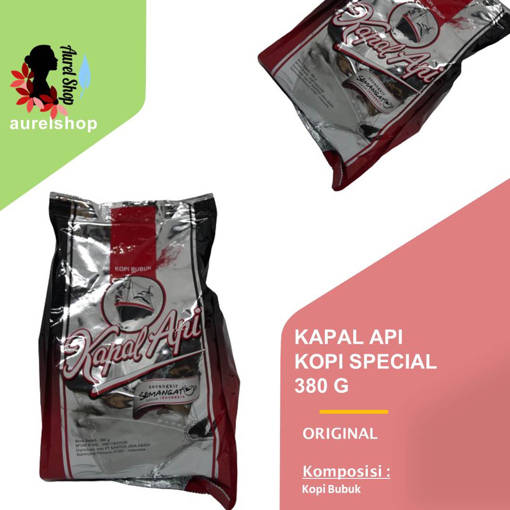 

KAPAL API Kopi Spesial kemasan silver 380 gram