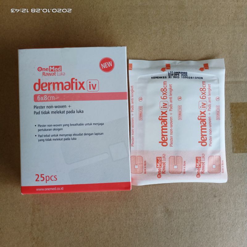 Dermafix IV plester 6 x 8 cm