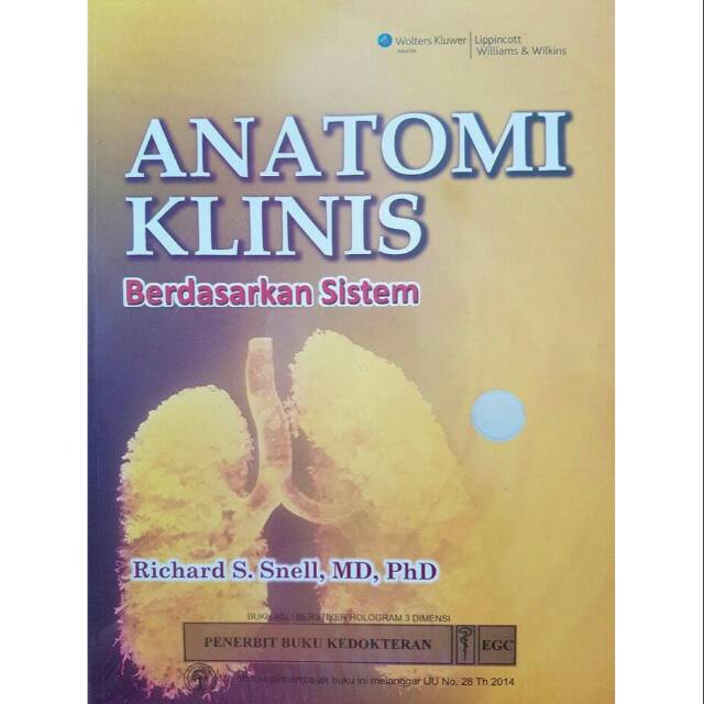 Anatomi klinis berdasarkan sistem Richard Snell