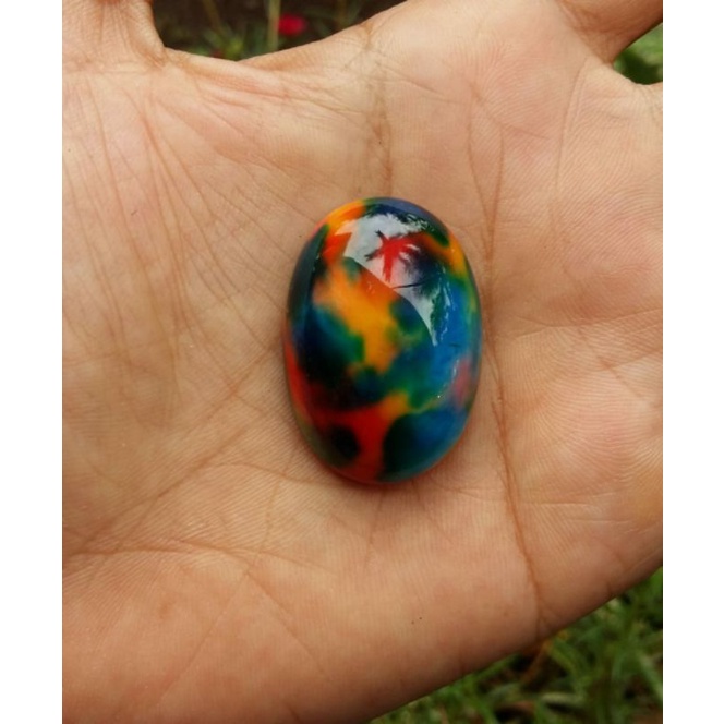 batu rubah pelangi jumbo