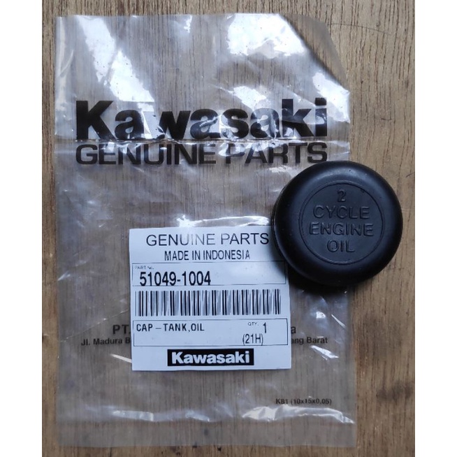 Cap tank oil atau karet tutup tangki oli samping 2T all Ninja R 2Tak/all Ninja RR 2Tak