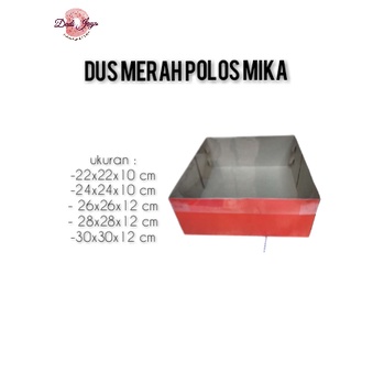 

Kardus Merah Polos Mika (1Pcs)