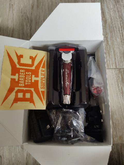 DETAILER CORDLESS LI RED MERAH TWIDE ORIGINAL MESIN CUKUR RAMBUT ASLI HAIR TRIMMER