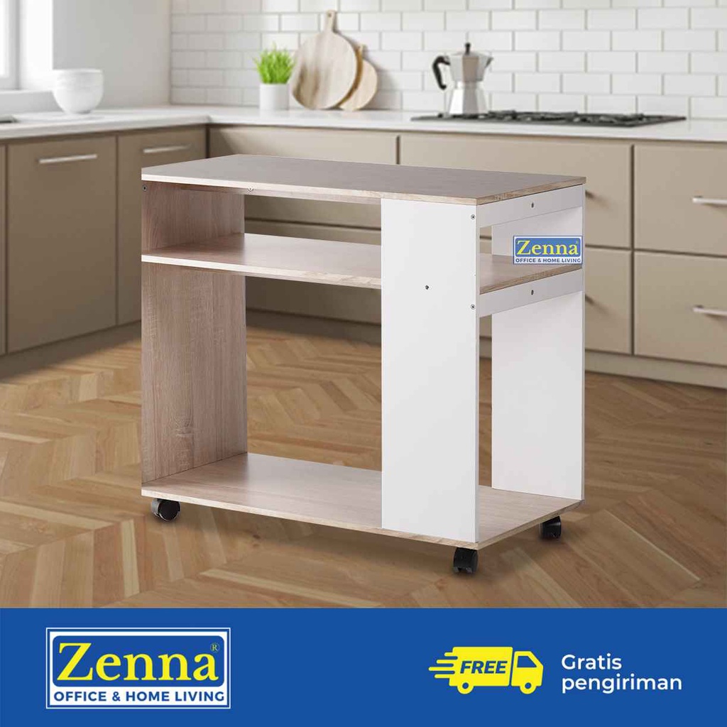 Zenna Island Dapur / Meja Dapur Minimalis