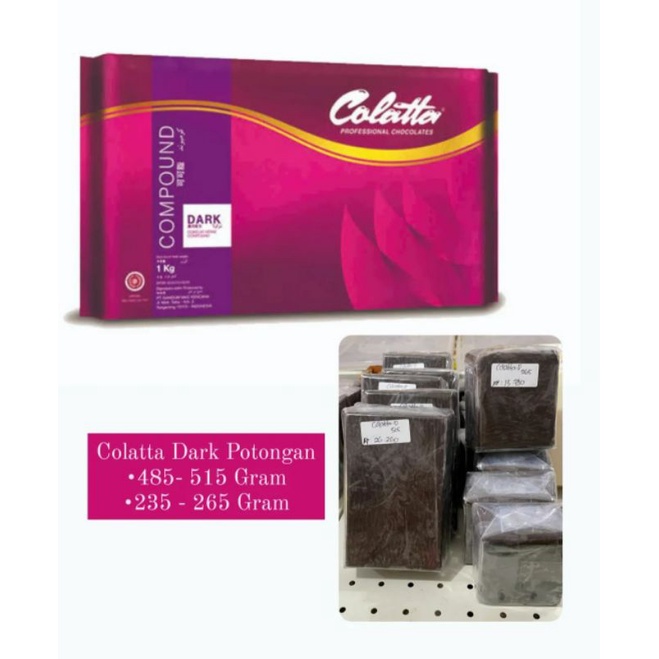 

COKLAT COLATTA DARK POTONGAN 500GR* (REPACK)