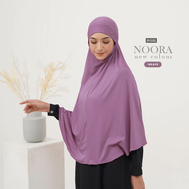 Bergo Syari Dagu - Noora Hijab Malaysia - Original by Mysure