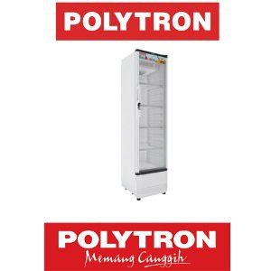 SHOWCASE POLYTRON SCN 233D 4 Rak Non Frozen Handle pembuka Botol Berkualitas