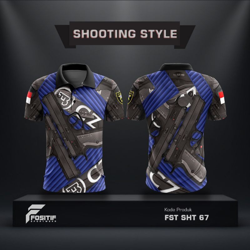 Kaos Jersey menembak Ocz ipsc perbakin