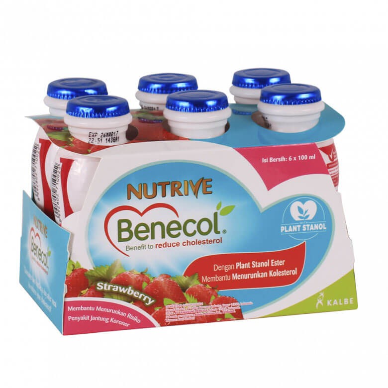 Nutrive Benecol No Added Sugar Smoothies 6x100ml